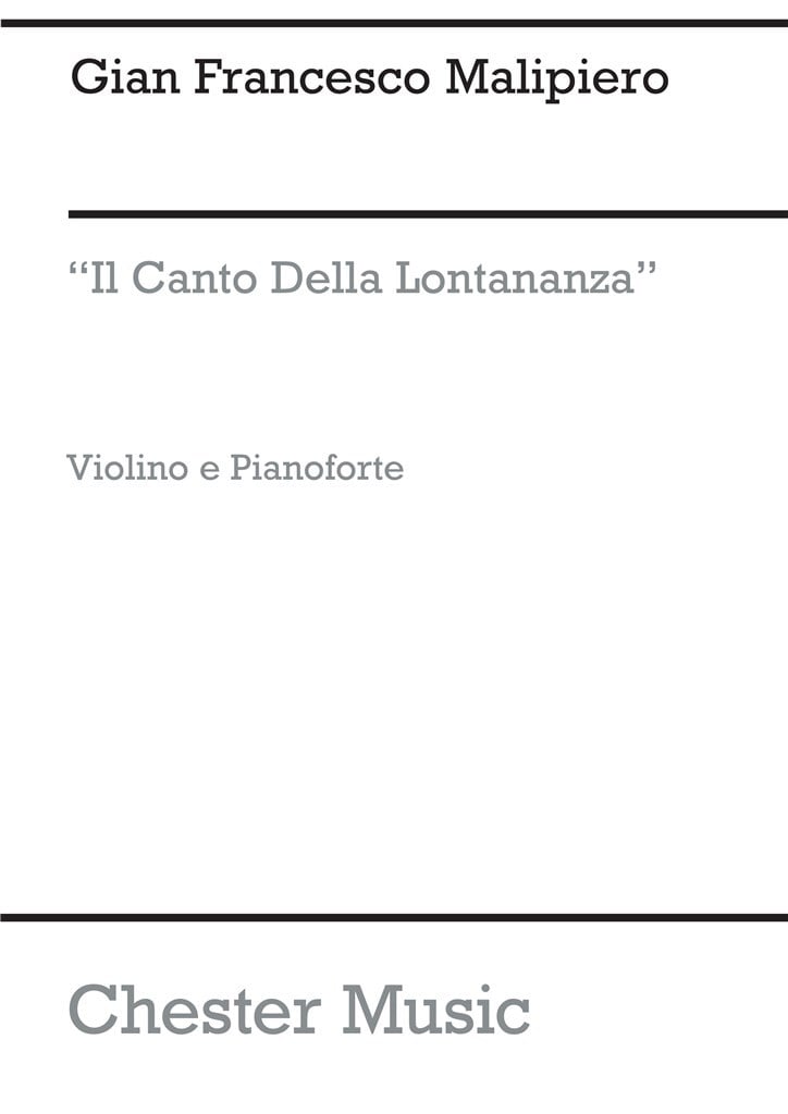 Il Canto Della Lontananza